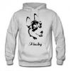 Husky Dog Graphic Hoodie