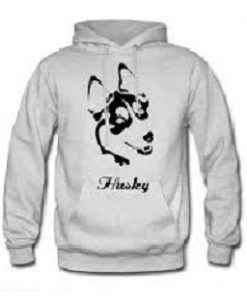 Husky Dog Graphic Hoodie