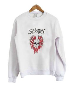 Suffocation Skeleton Heart Sweater