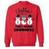 Chillin With My 1st Grade Snowmies sweatshirt