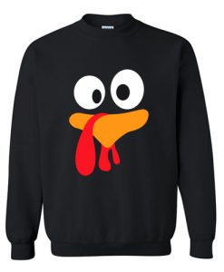 Funny Turkey Face Lover Sweatshirt