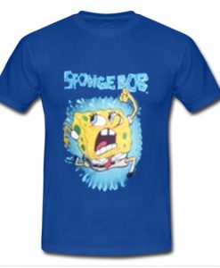 Sponge Bob Running Graphic T Shirt