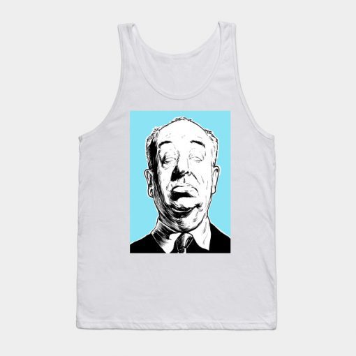 Alfred Hitchcock Portrait Tank Top