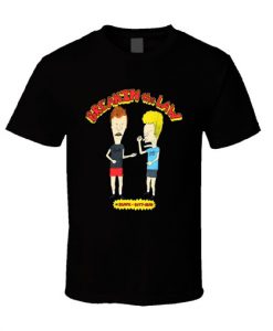 Breakin The Law Beavis & ButtHead T shirt