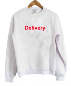 Delivery Red Font Sweatshirt