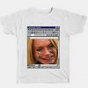 Lindsay Lohan Cry Windows T Shirt