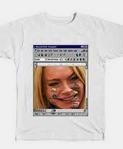 Lindsay Lohan Cry Windows T Shirt