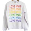 Love Wins Rainbow Sweatshirt