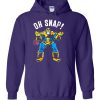 Oh Snap Thanos Graphic Hoodie