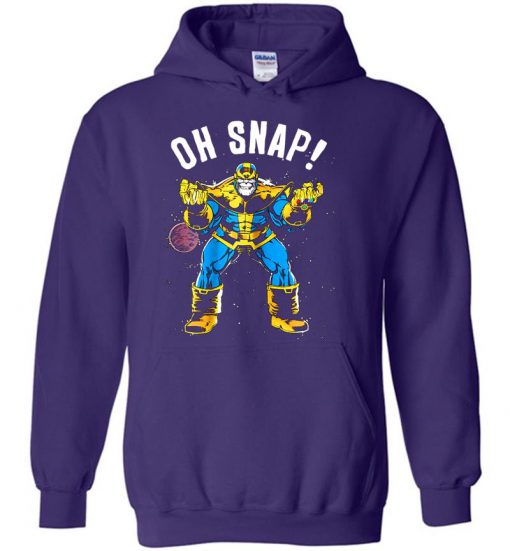 Oh Snap Thanos Graphic Hoodie