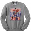 Straight Outta Croatia Soccer Sweatshirt