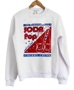 The Refreshing Taste Soda Pop Graphic Sweatshirt