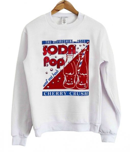 The Refreshing Taste Soda Pop Graphic Sweatshirt