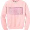 delete all emoticon sweatshirt