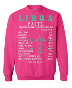 libra facts sweatshirt