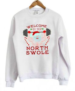 welcome to the north swole Sweatshirt