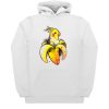 Banana Parrot Funny Hoodie