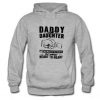 Daddy and Daughter Always Heart to Heart Hoodie