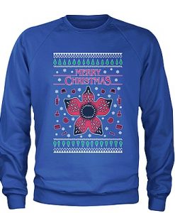 Demogorgon Merry Christmas sweatshirt