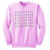 Lafayette Multi Font Sweatshirt