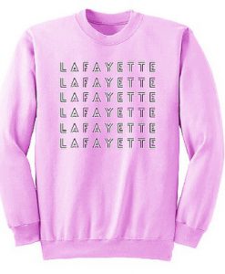 Lafayette Multi Font Sweatshirt