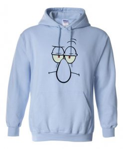 Squidward Big Face Hoodie