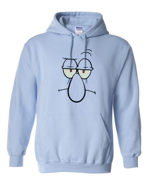 Squidward Big Face Hoodie