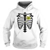 human ribs no 33 graphic hoodie