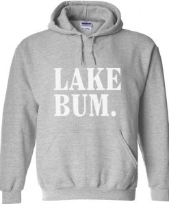 lake bum font hoodie