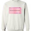 Delete All Emotions Sweatshirt