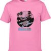 Eagles Hotel California Vintage Pink T Shirt