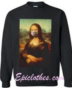 Mona Lisa face mask Coronavirus shirt