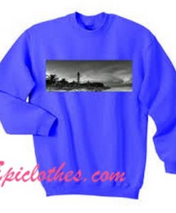 Sanibel Island Lighthouse Art Sweatshirt