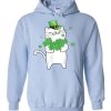 St Patrick’s Day Cat Lepurrchaun Hoodie