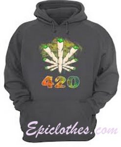 The Smoke Circle 420 Weed Hoodie