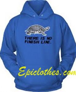 There Is No Finish Line White Hoodie