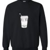 all you coffee graphic sweatshirt