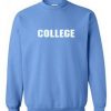 College Font Sweatshirt