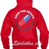 good for health bad for education back hoodie