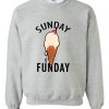 sunday ice cream funday sweatshirt