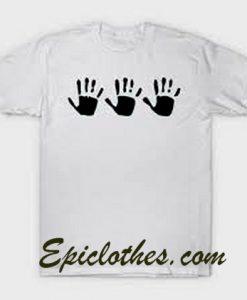 555 handprint graphic T Shirt