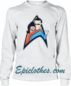 Bobs Burgers family Star Trek Sweatshirt