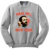 Mark Sheppard Make Hell Great Again Graphic Sweater