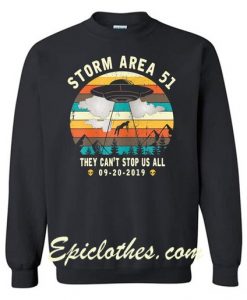 Storm Area 51 Alien Sweatshirt