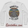 Yoga Sloth namastay 6 feet away Sweatshirt