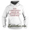 You Constantly Amaze Me But Not In A Good Way Hoodie