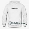 you are too close font Hoodie