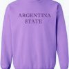 Argentina State Font Sweatshirt