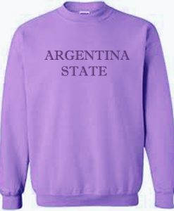 Argentina State Font Sweatshirt