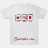 Eat Sleep Netflix Slogan T Shirt